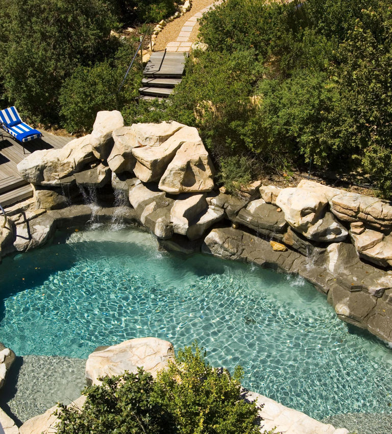 Ariel view of the Twelve Apostles Rock Pool Ariel view of the Twelve Apostles Rock Pool