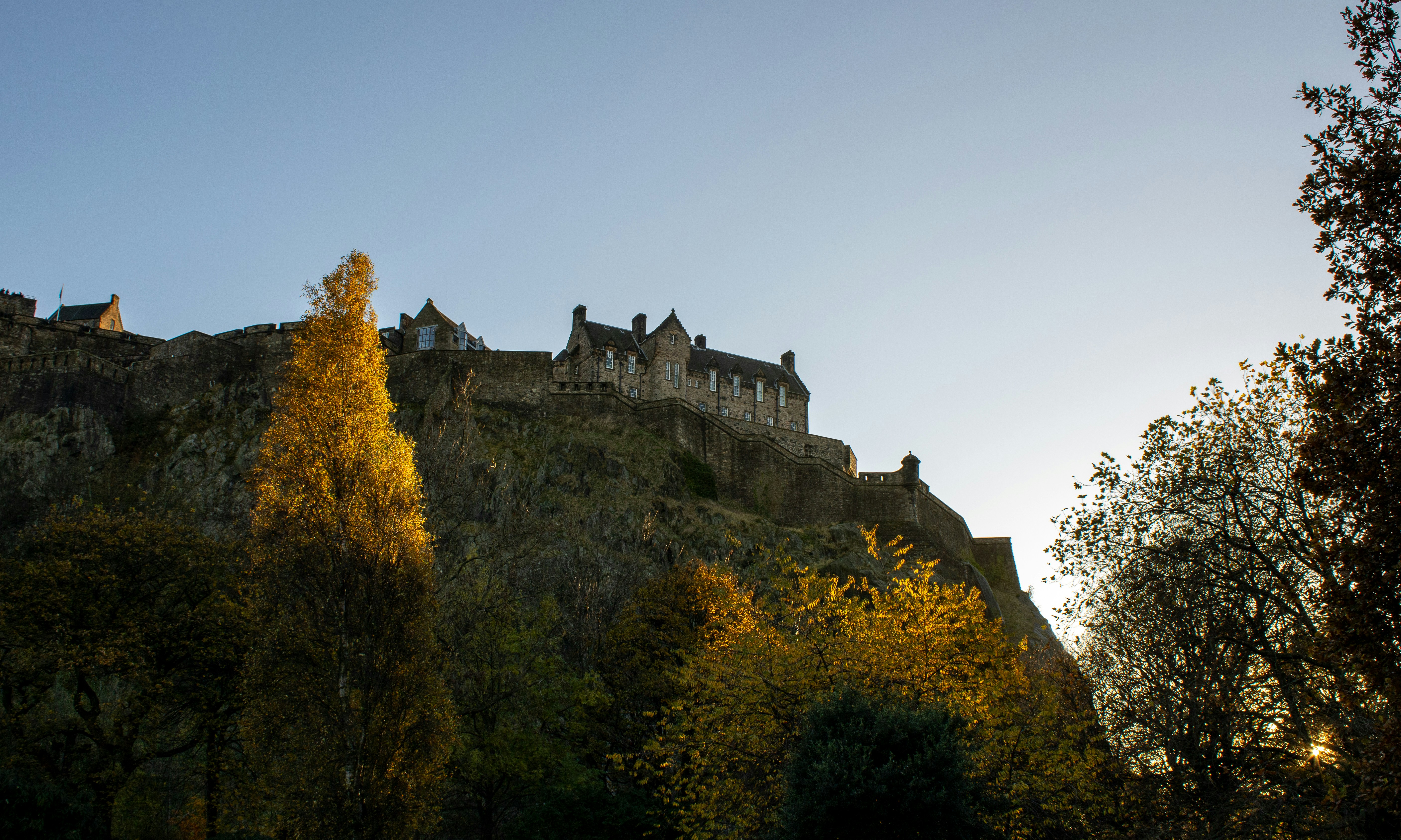Edinburgh Castle at sunset