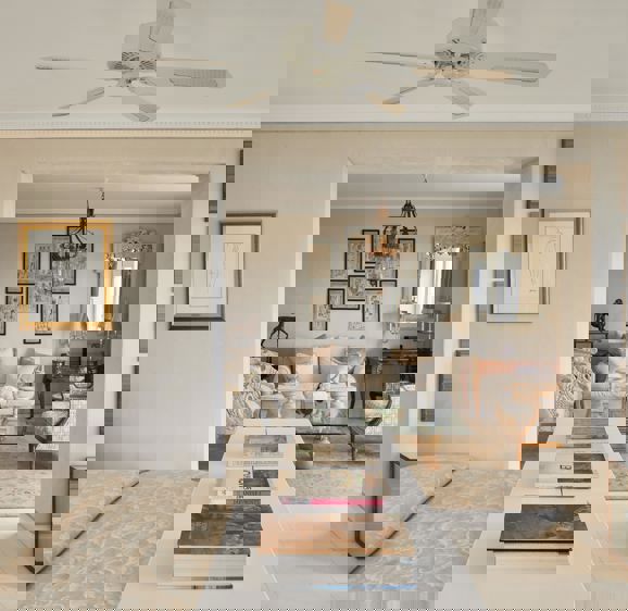 View of the Governors Suite bed and sitting area View of the Governors Suite bed and sitting area