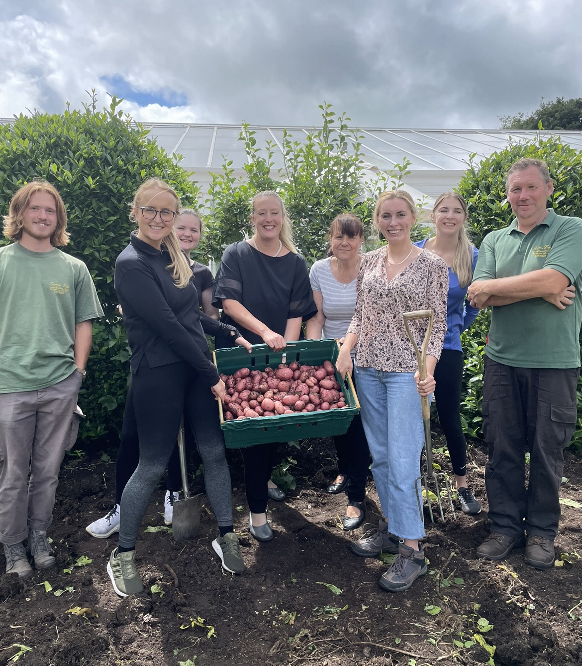 Green team at Summer Lodge