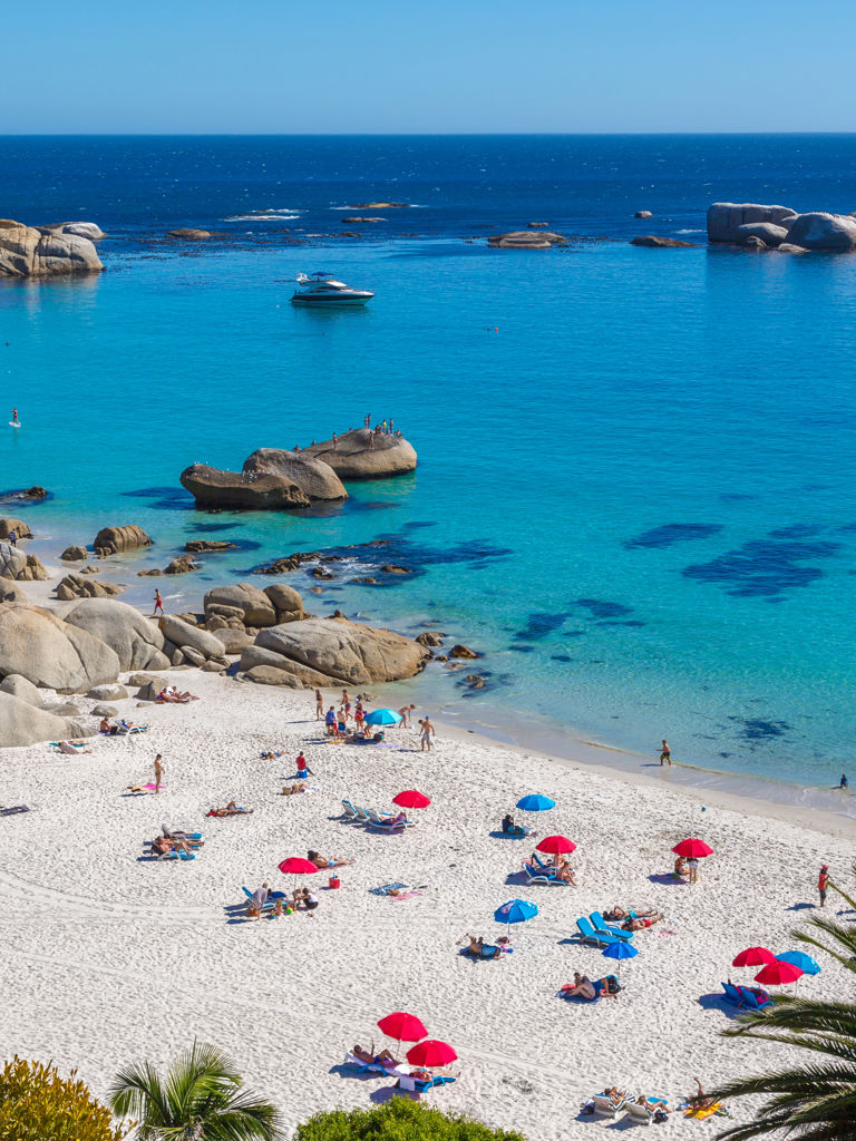 Camps Bay in Cape town, South Africa Camps Bay in Cape town, South Africa