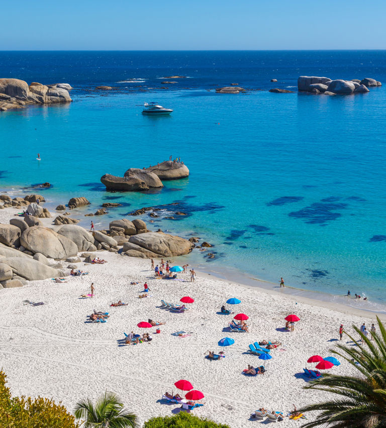 Camps Bay in Cape town, South Africa Camps Bay in Cape town, South Africa