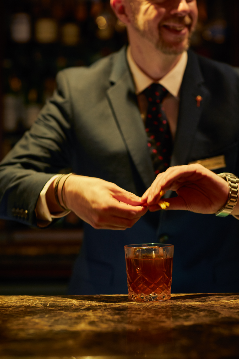 Bartender at the Rubens 