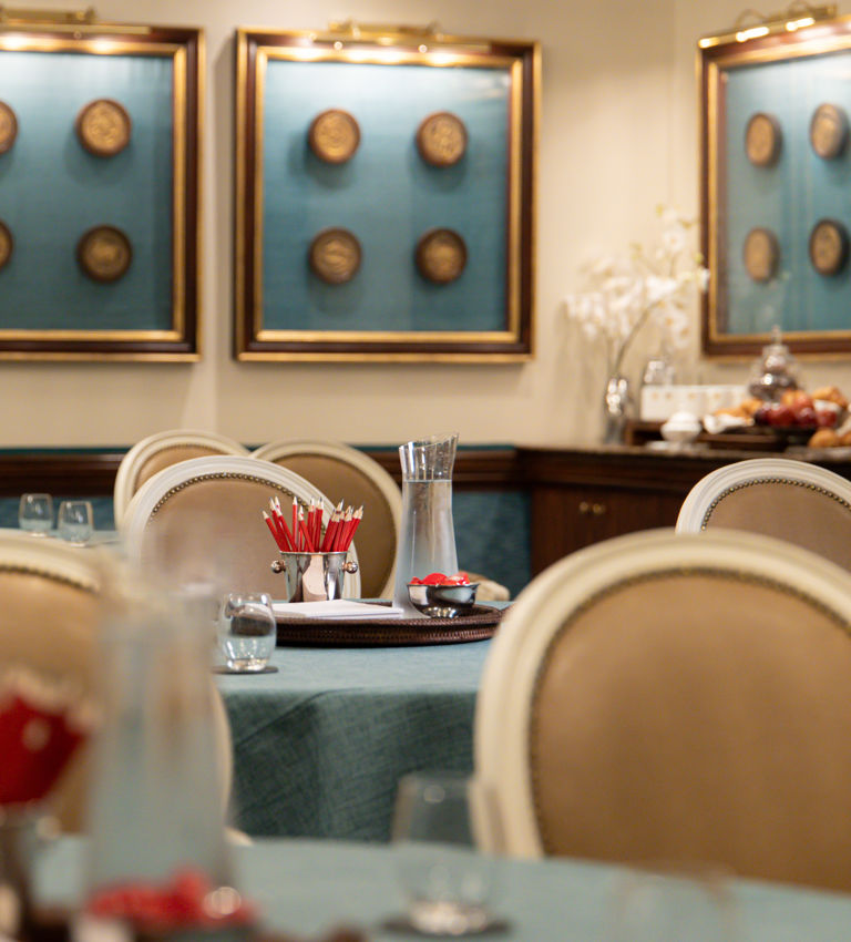 Conference set up in the Van Dyke Suite at The Rubens Hotel, London Conference set up in the Van Dyke Suite at The Rubens Hotel, London