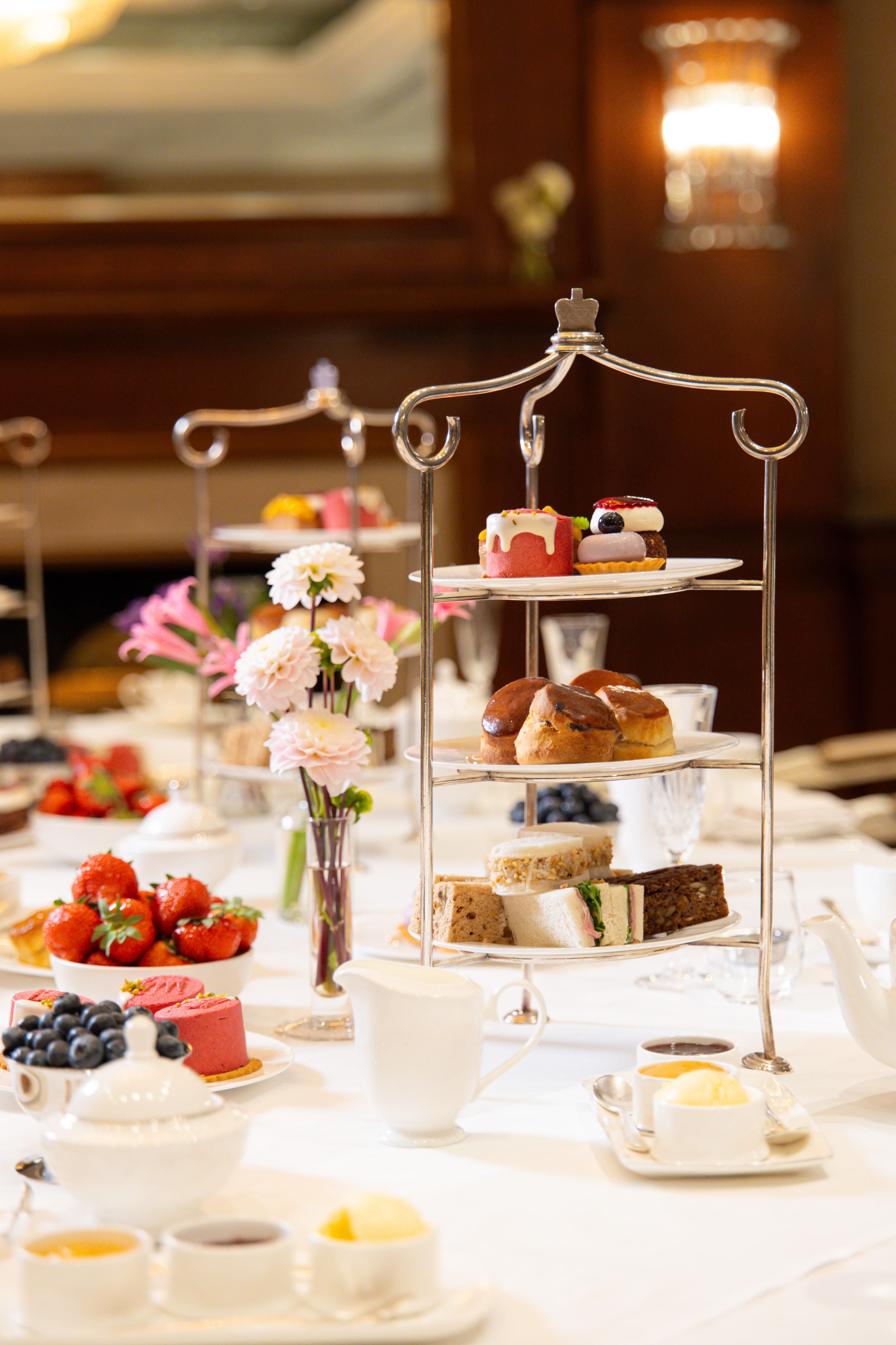 Afternoon Tea in the Rembrandt Suite at The Rubens Hotel, London