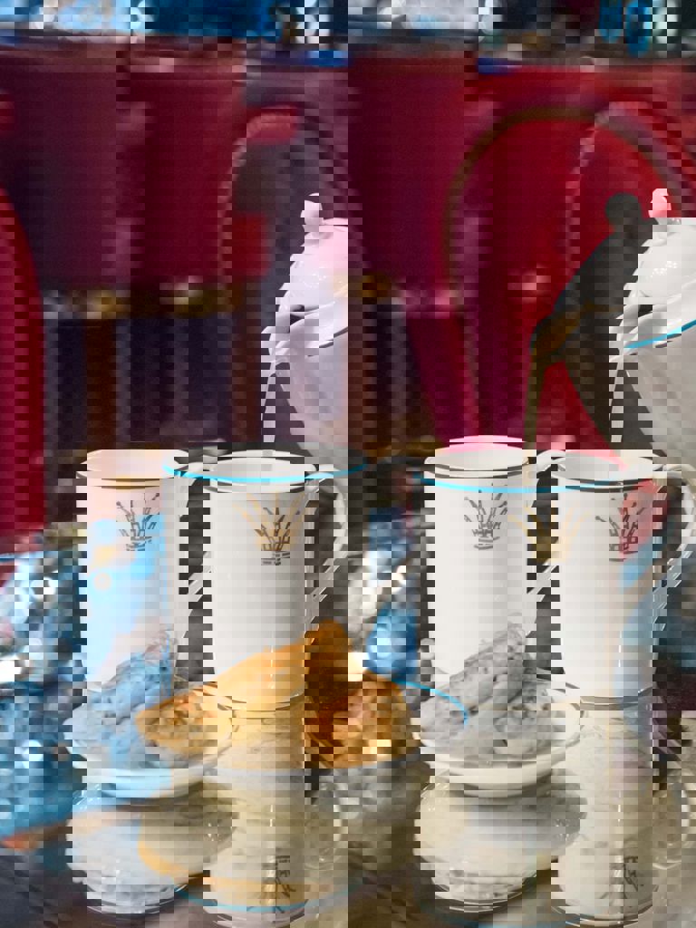 Tea and baked goods at the Rubens  Tea and baked goods at the Rubens