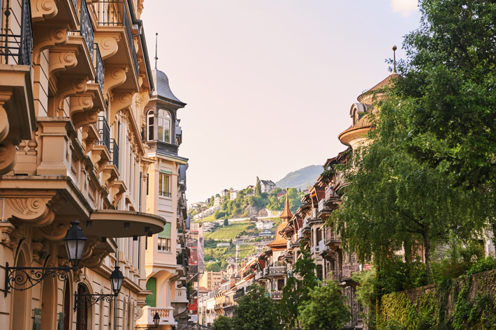 Montreux city near Geneva