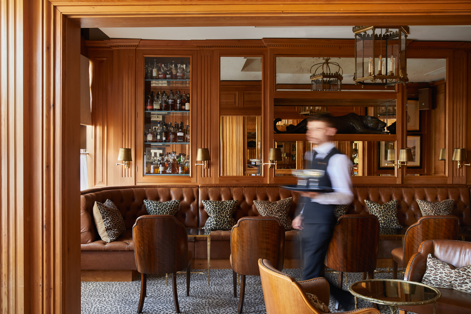 Waiter at the Leopard bar waiter