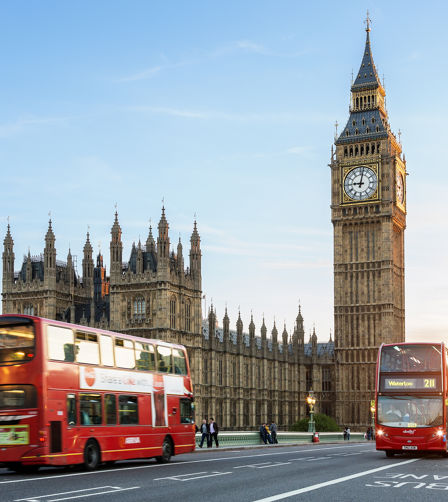 London buses in front of Big Ben London buses in front of Big Ben