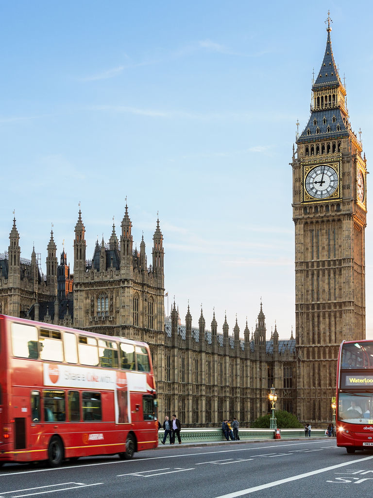 London buses in front of Big Ben London buses in front of Big Ben