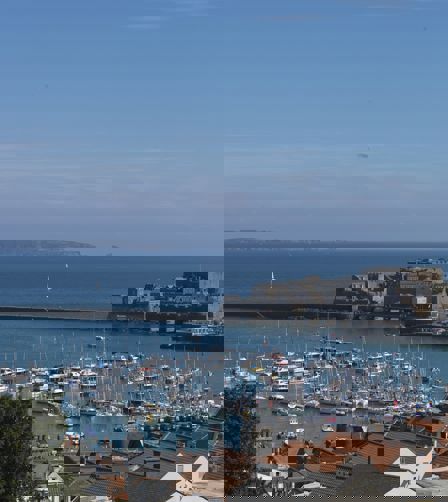 View across St Peter Port in Guernsey View across St Peter Port in Guernsey