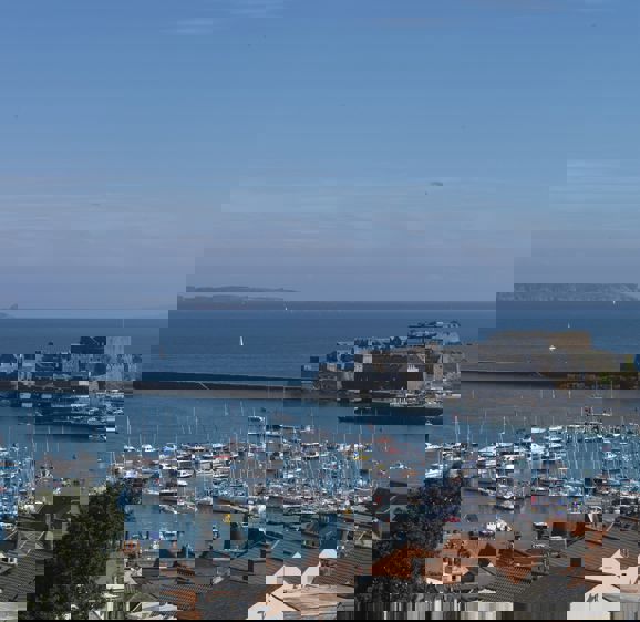 View across St Peter Port in Guernsey View across St Peter Port in Guernsey