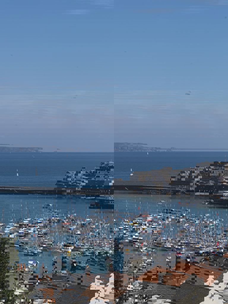 View across St Peter Port in Guernsey View across St Peter Port in Guernsey
