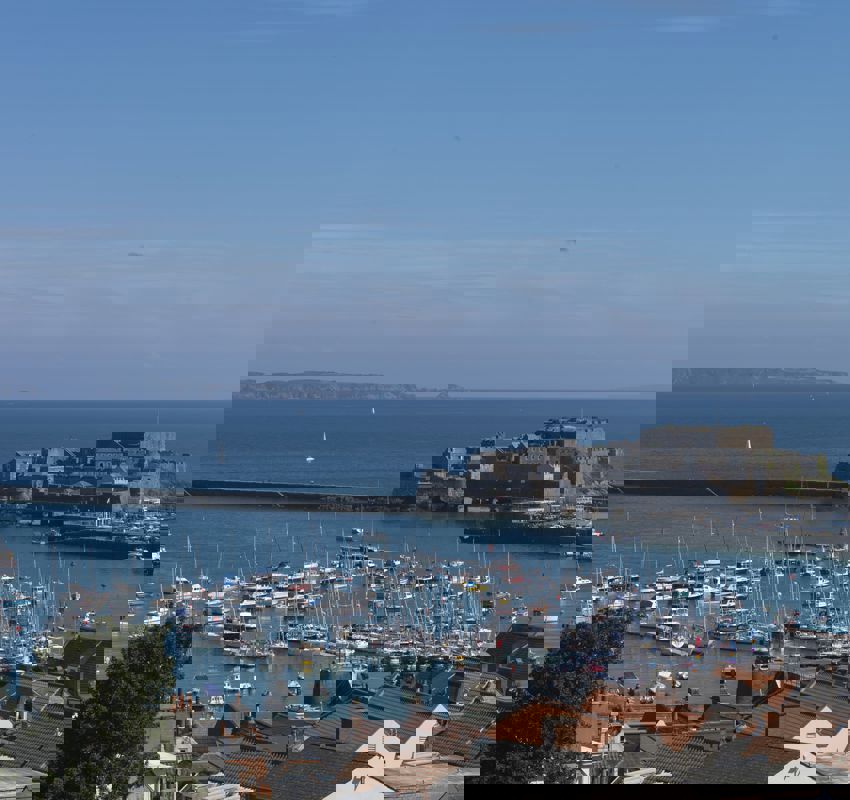View across St Peter Port in Guernsey View across St Peter Port in Guernsey