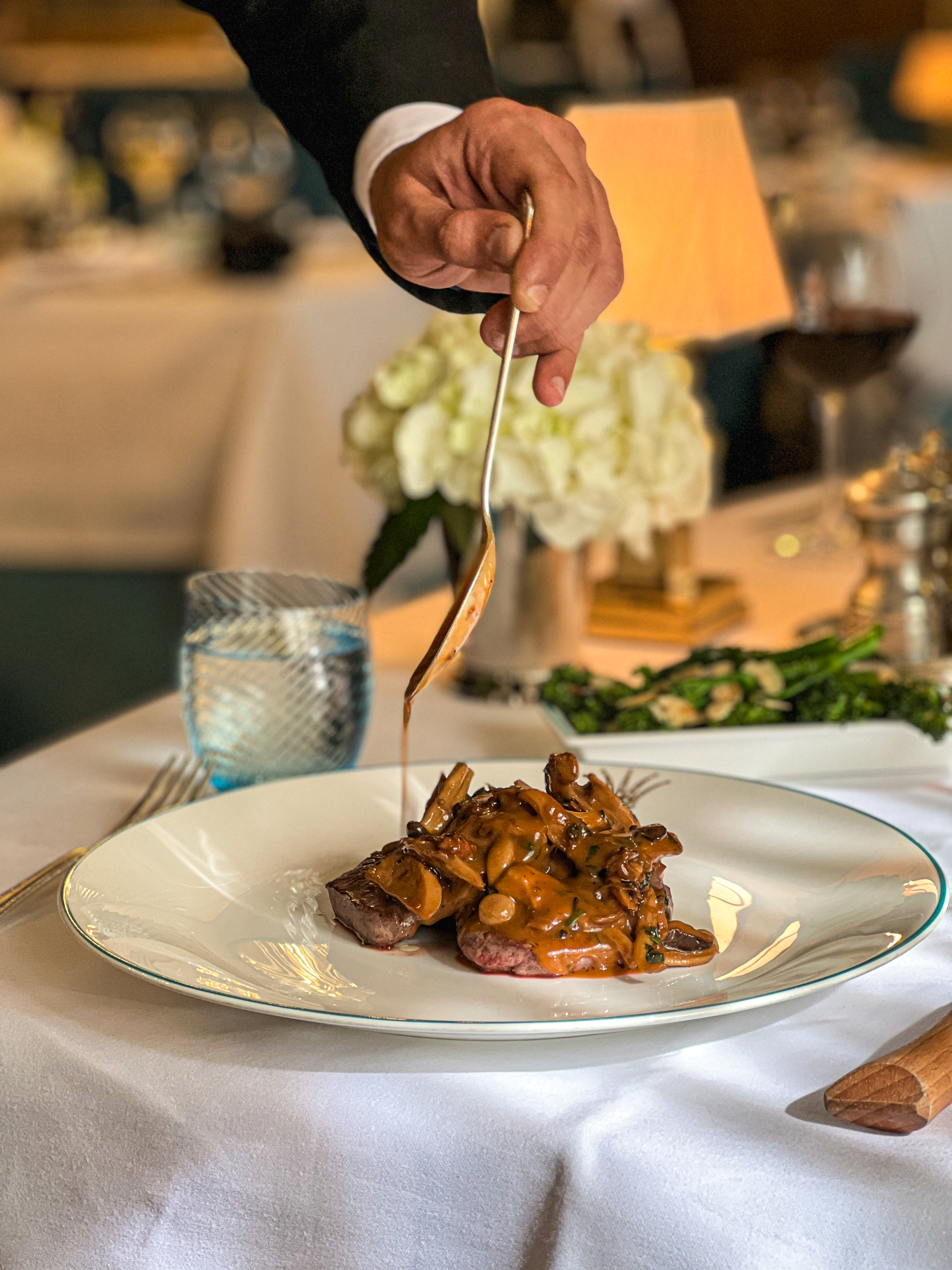 Beef at the Rubens english grill 