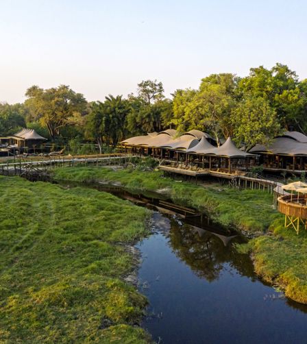 Xigera safari lodge exterior Xigera safari lodge exterior