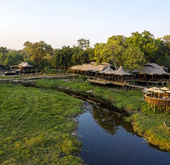 Xigera safari lodge exterior Xigera safari lodge exterior