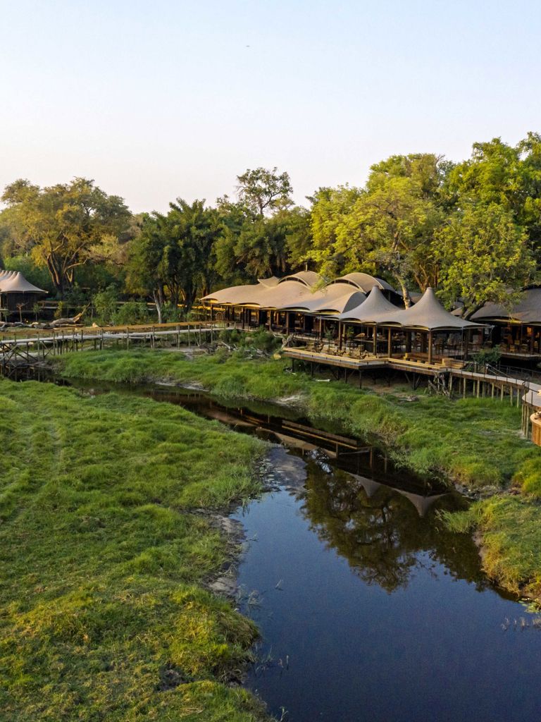 Xigera safari lodge exterior Xigera safari lodge exterior