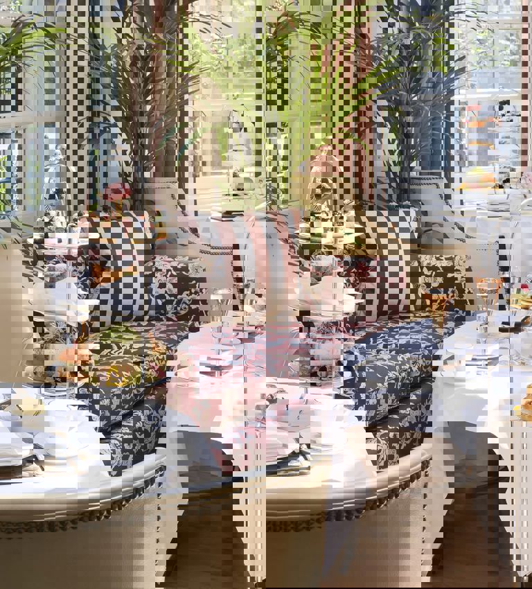 Safari afternoon tea in the small conservatory, The Montague Safari afternoon tea in the small conservatory, The Montague