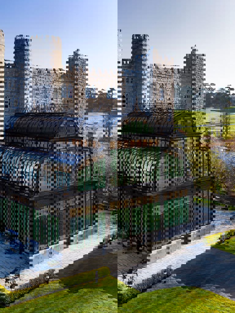 View of Ashford Caslte's Spa and Gym surounded by trees and grass View of Ashford Caslte's Spa and Gym surounded by trees and grass