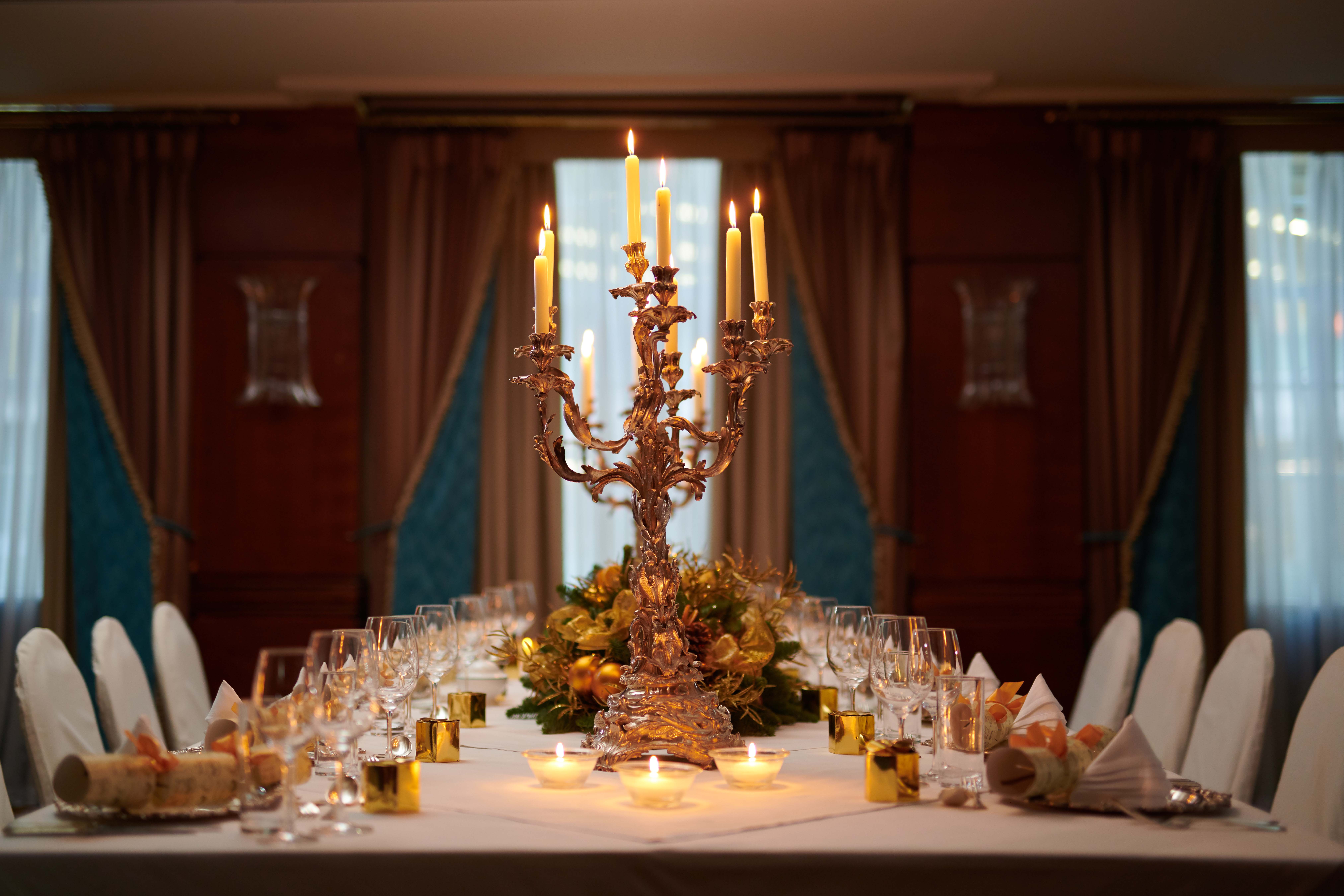 The Rubens Christmas Table Set Up