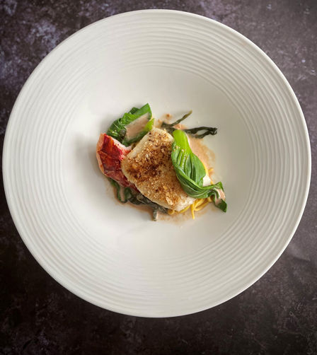 Summer Lodge Brill and Lobster pasta Summer Lodge Brill and Lobster pasta