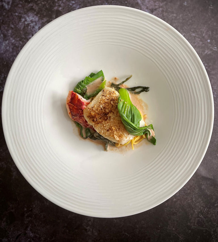 Summer Lodge Brill and Lobster pasta Summer Lodge Brill and Lobster pasta