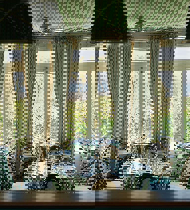 View out over the Brasserie Restaurant View out over the Brasserie Restaurant