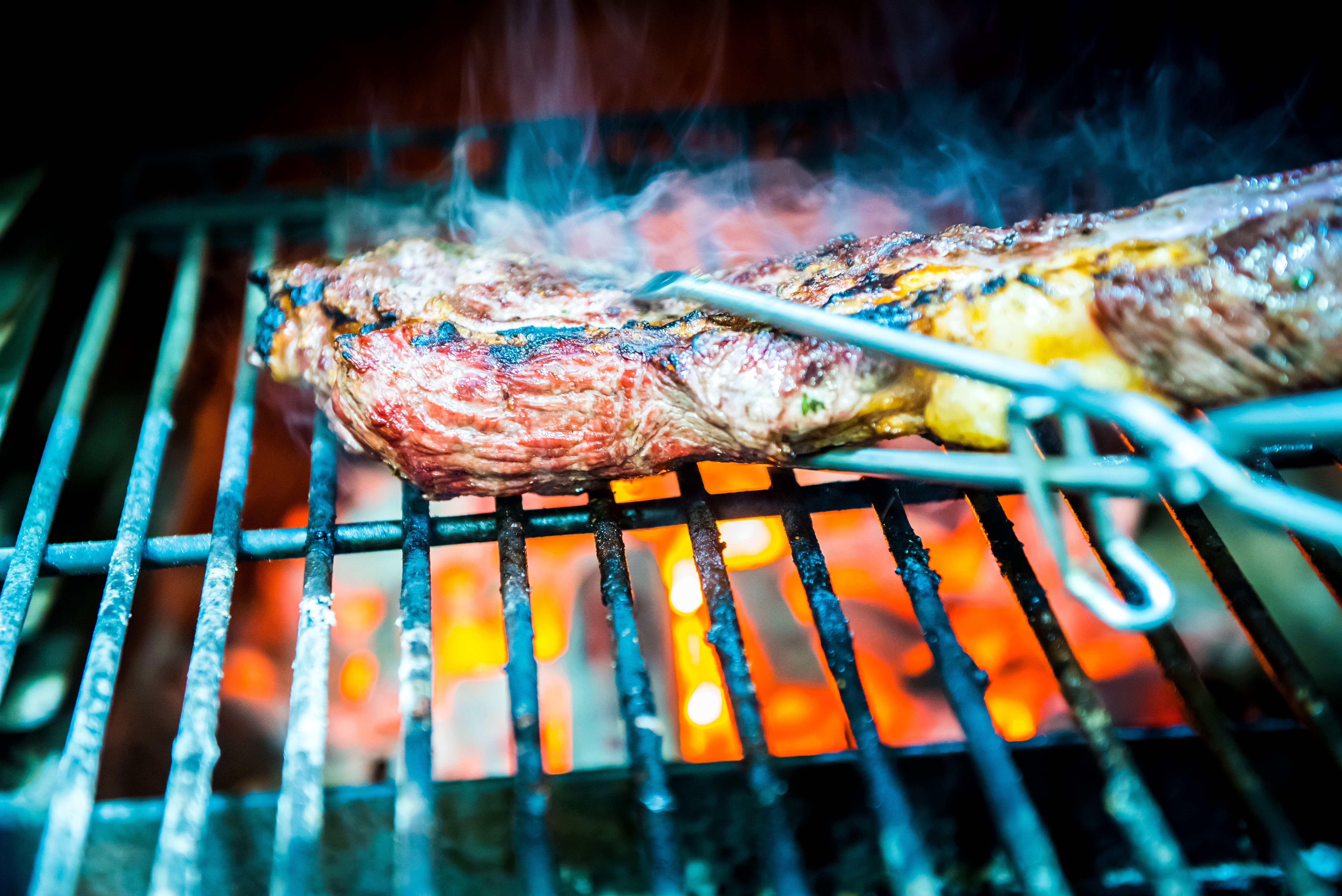 Steak at The Rubens English Grill Open Kitchen 