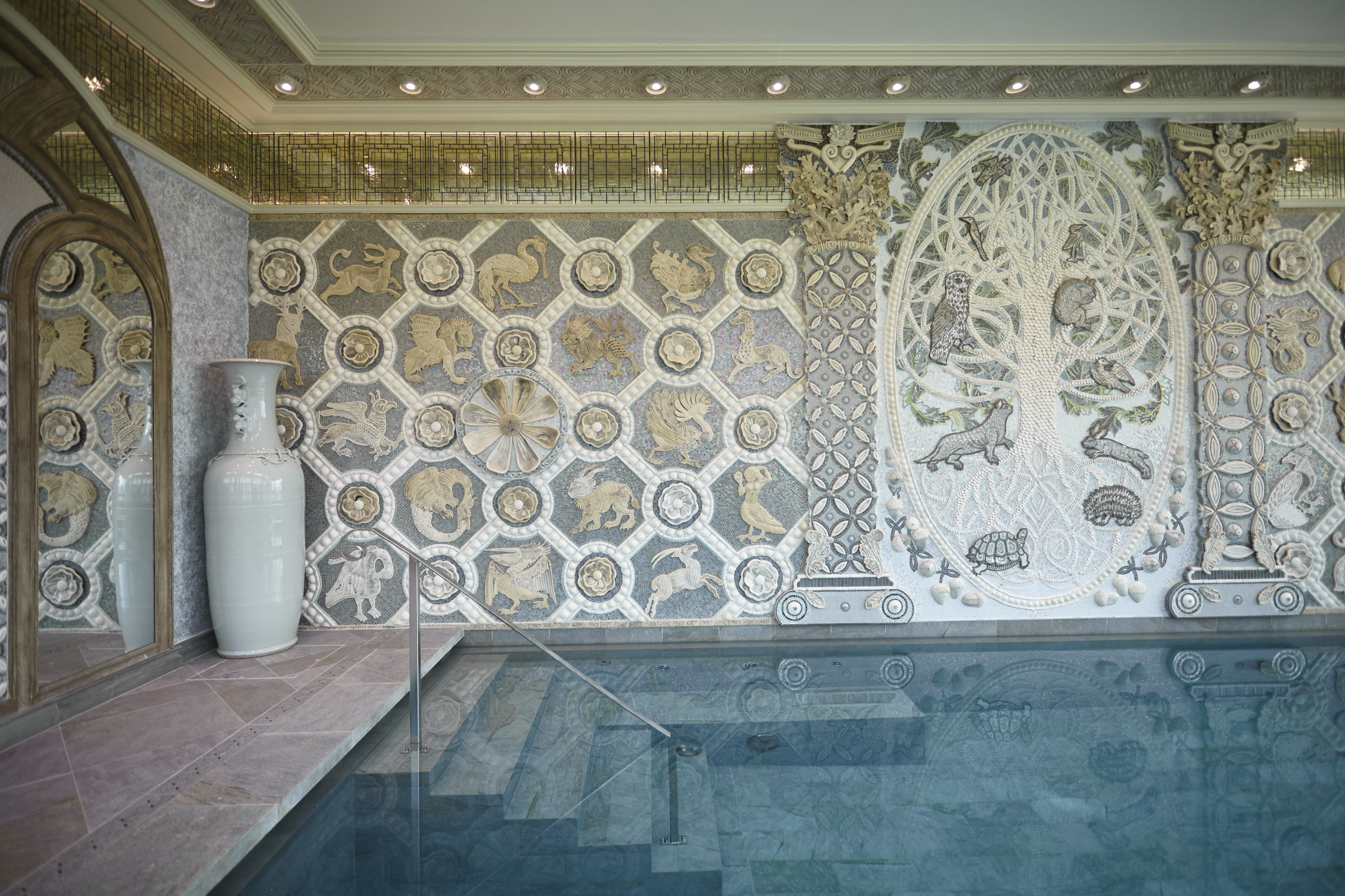 Close up image of the Spa's beautiful interior 