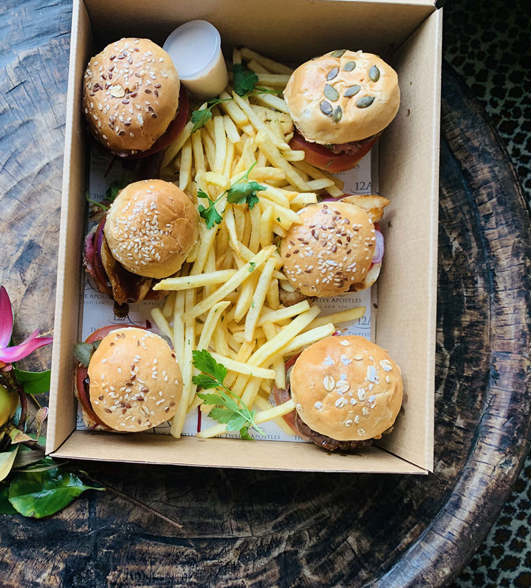 Mini burger platter Mini burger platter