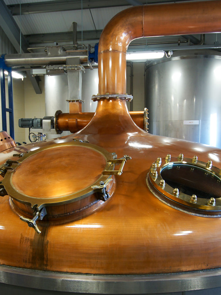 The copper mash tun of the Ardnahoe distillery on the Isle of Islay 1 The copper mash tun of the Ardnahoe distillery on the Isle of Islay 1