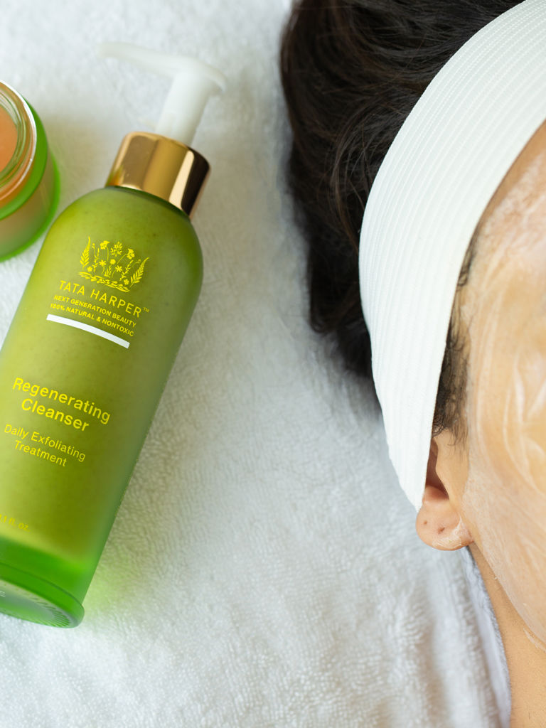 Tata Harper cleaner in-use Tata Harper cleaner in-use