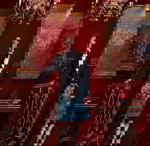 The Rubens General Manager Malcolm Hendry In Scottish Attire The Rubens General Manager Malcolm Hendry In Scottish Attire