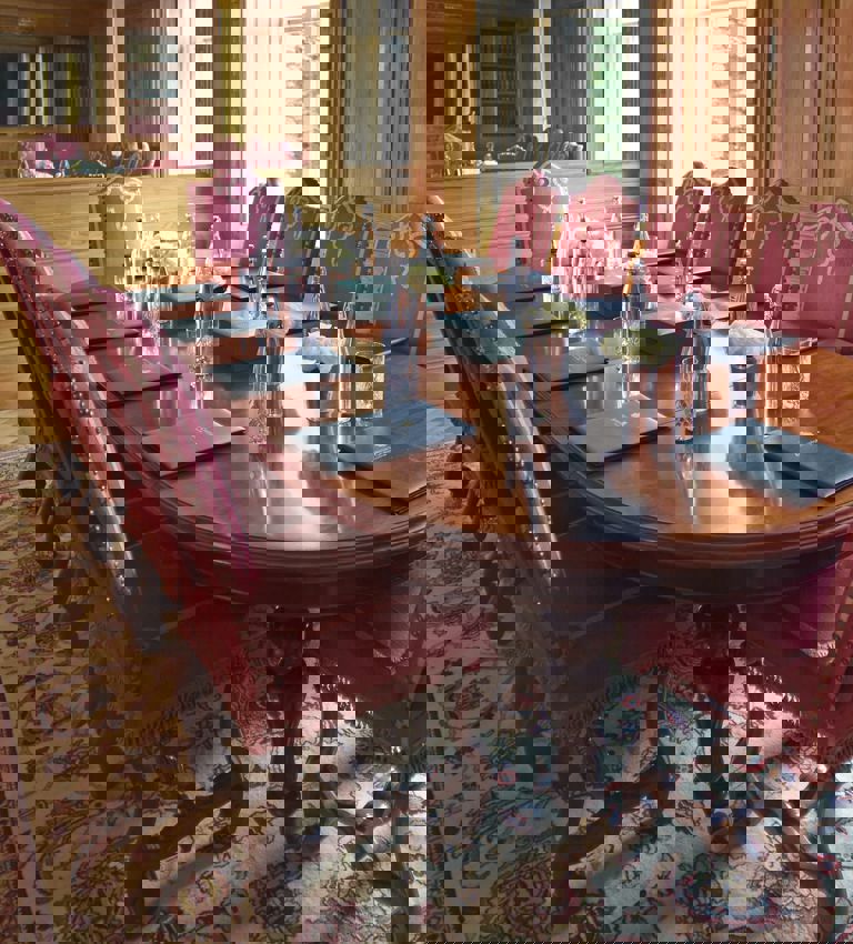 Boardroom meeting space at Ashford Castle Boardroom meeting space at Ashford Castle