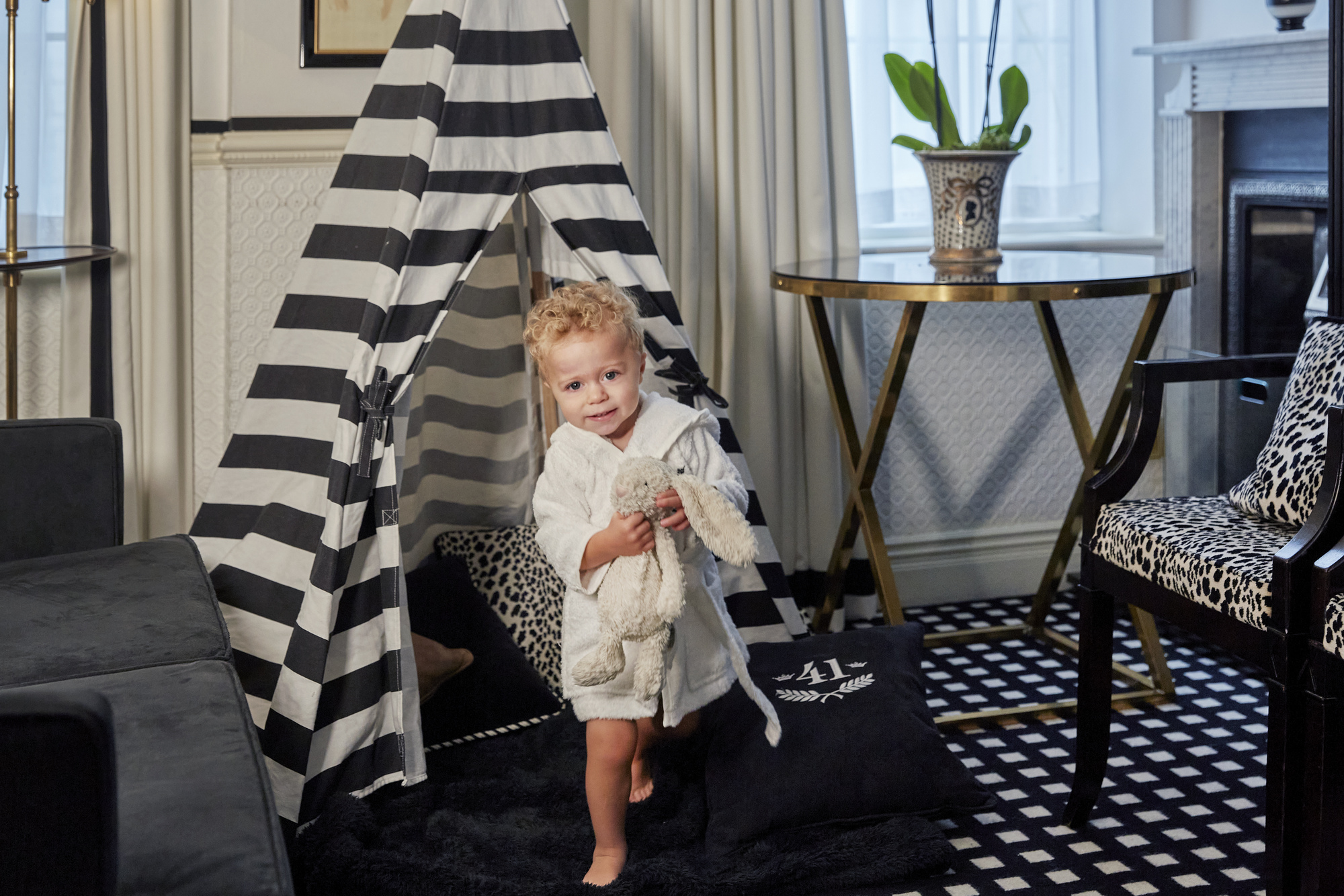 Children's den in family room