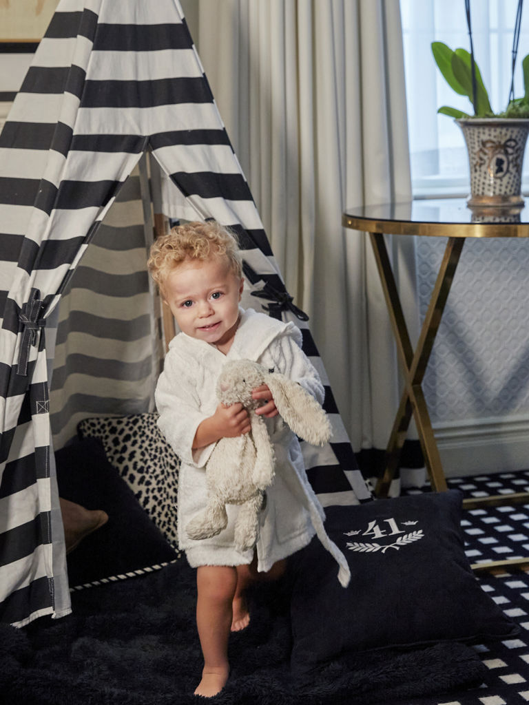 Children's den in family room Children's den in family room