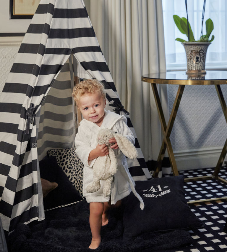 Children's den in family room Children's den in family room