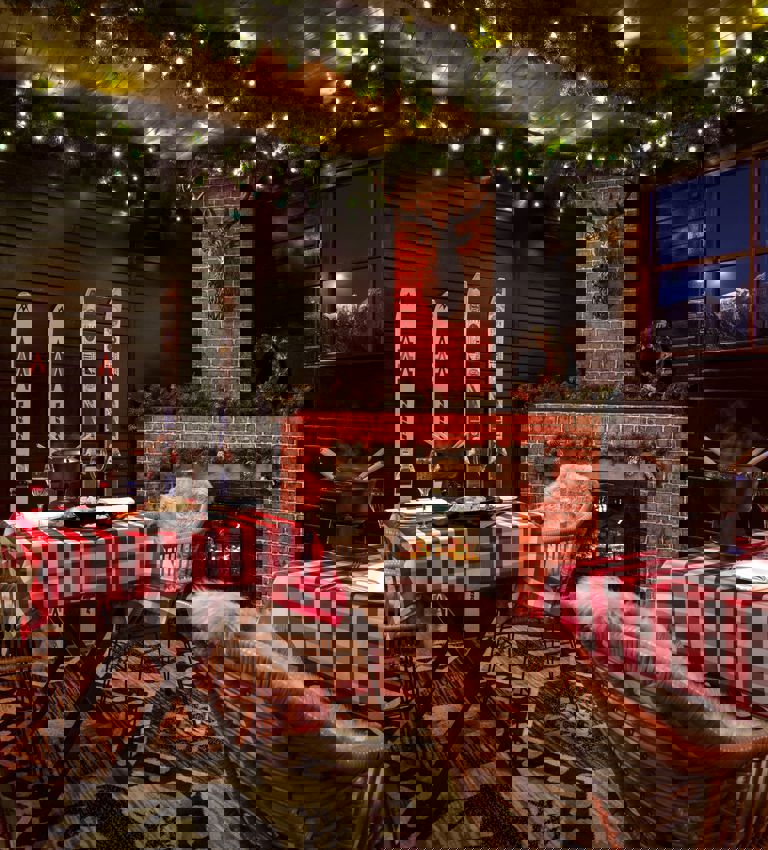 Montague Ski Lodge Fondue set up Montague Ski Lodge Fondue set up