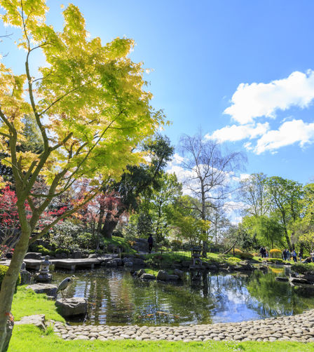 Beautiful landscape around Holland Park, London, United Kingdom Beautiful landscape around Holland Park, London, United Kingdom