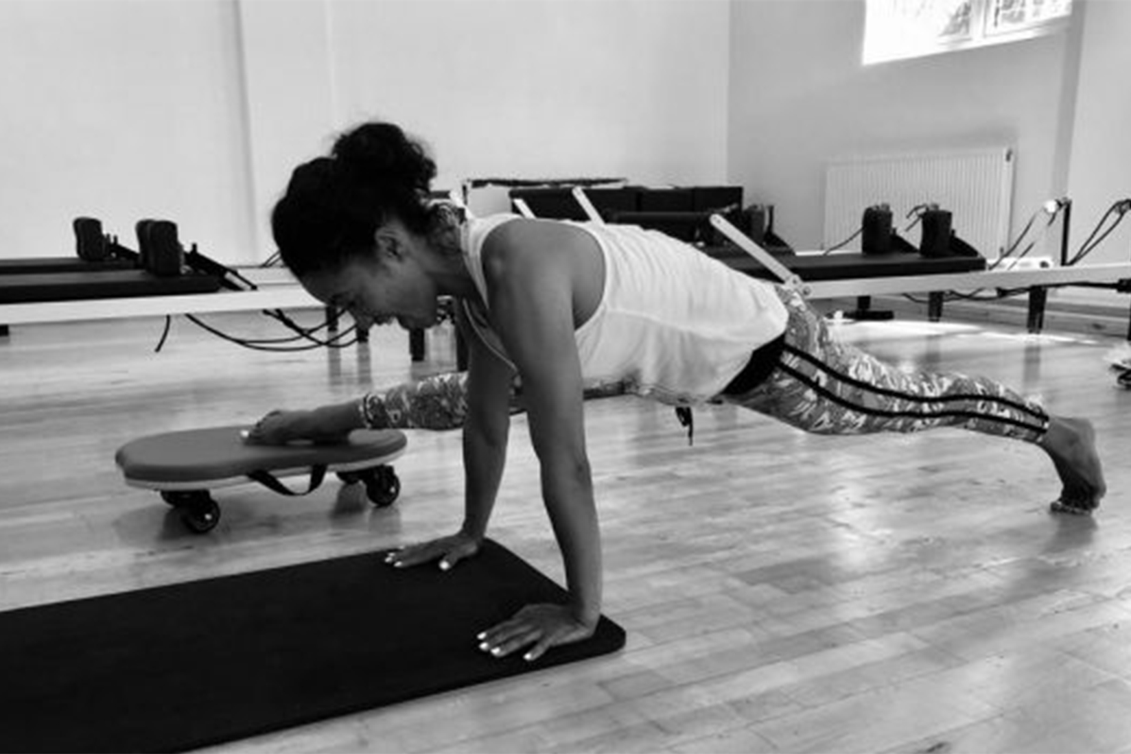 girl doing pilates