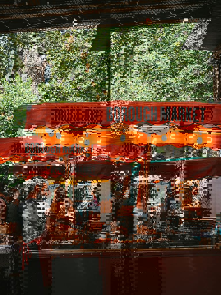 Borough Market stalls Borough Market stalls