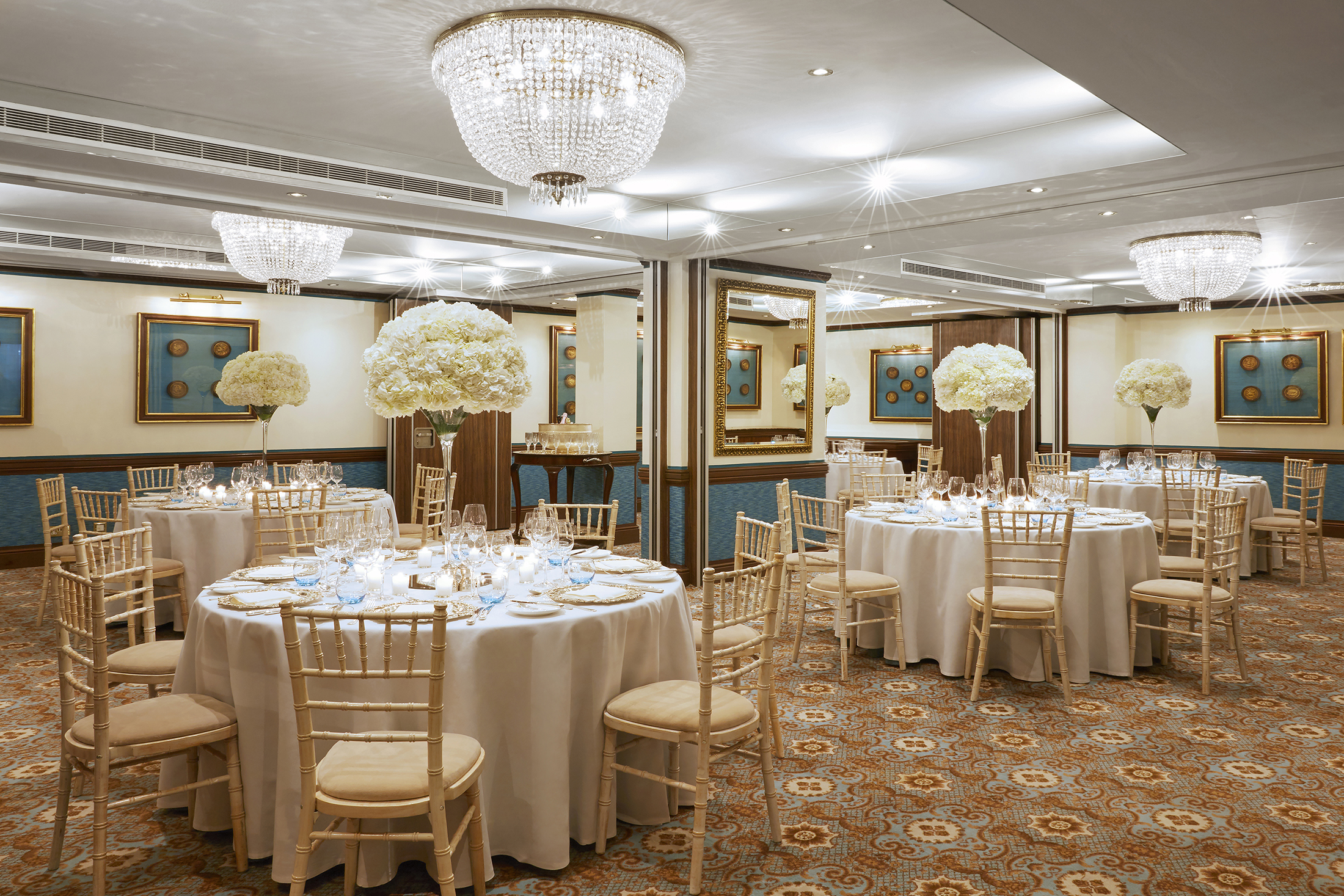 Dining set up at The Rubens Van Dyke Suite 2 Name The Rubens Van Dyke Suite 2