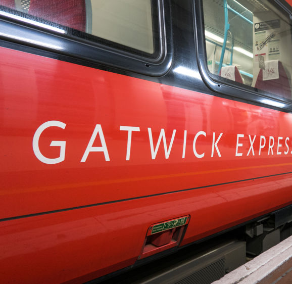 Gatwick Express is a high-frequency rail passenger service between London Victoria and Gatwick Airport. Gatwick Express is a high-frequency rail passenger service between London Victoria and Gatwick Airport.