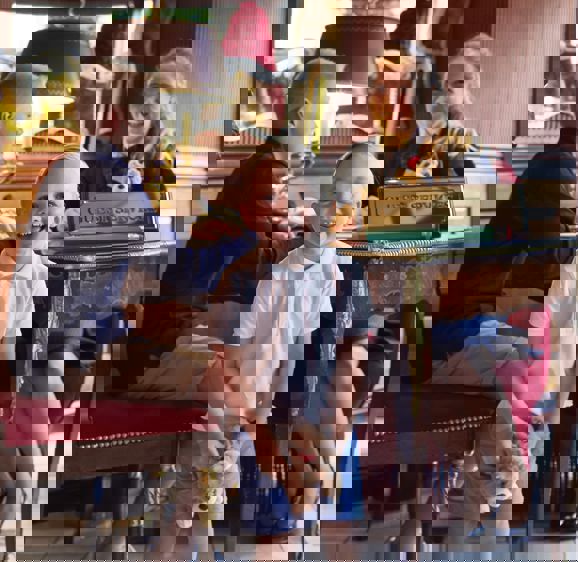 Family check-in at The Rubens Family check-in at The Rubens