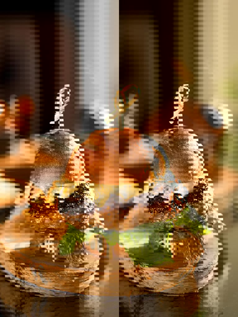 Burger at The Lodge Burger at The Lodge