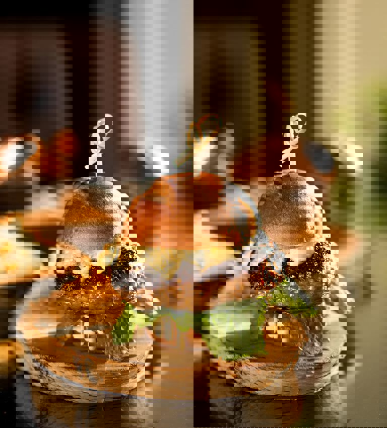 Burger at The Lodge Burger at The Lodge