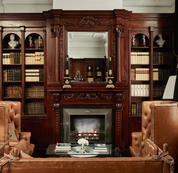 Hotel 41 Lounge with fireplace Hotel 41 Lounge with fireplace