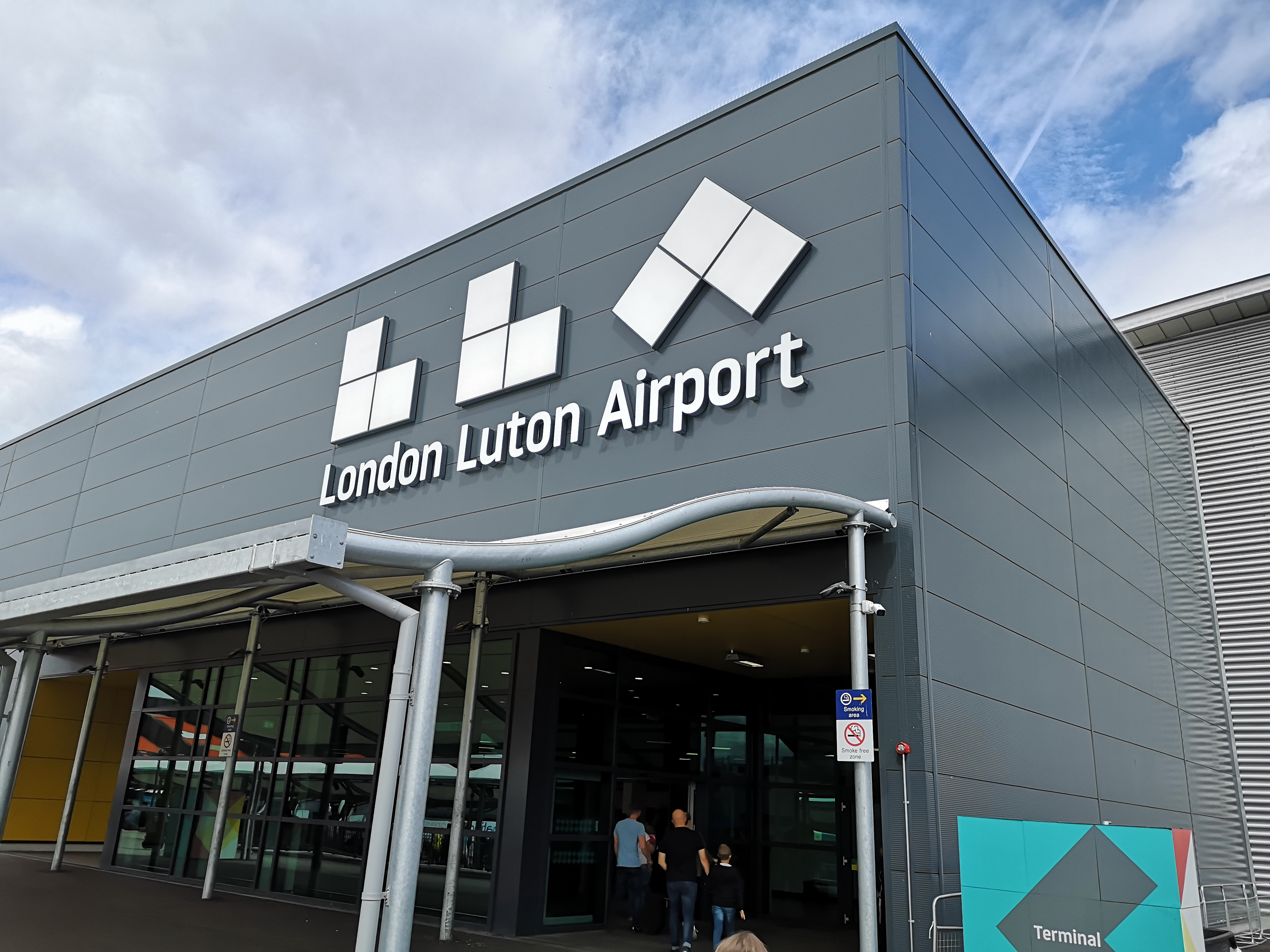Entrance to Luton Airport