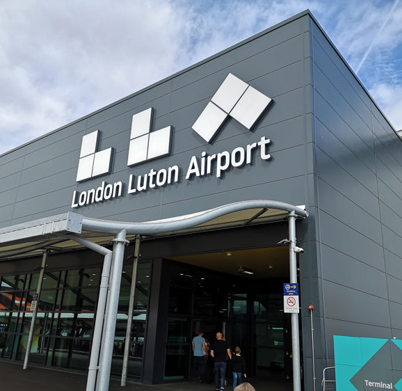 Entrance to Luton Airport Entrance to Luton Airport